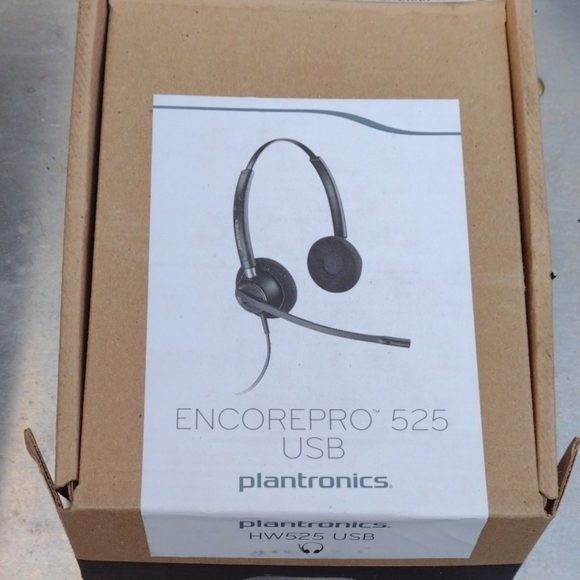 Plantronics EncorePro 525 USB Headset NWT - Picture 1 of 3